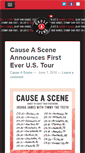Mobile Screenshot of causeascenemusic.com